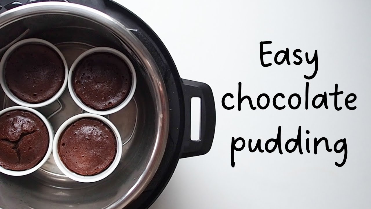 CHOCOLATE PUDDING instant pot, Dessert recipes, Instant pot desserts, Easy pressure cooker recipe