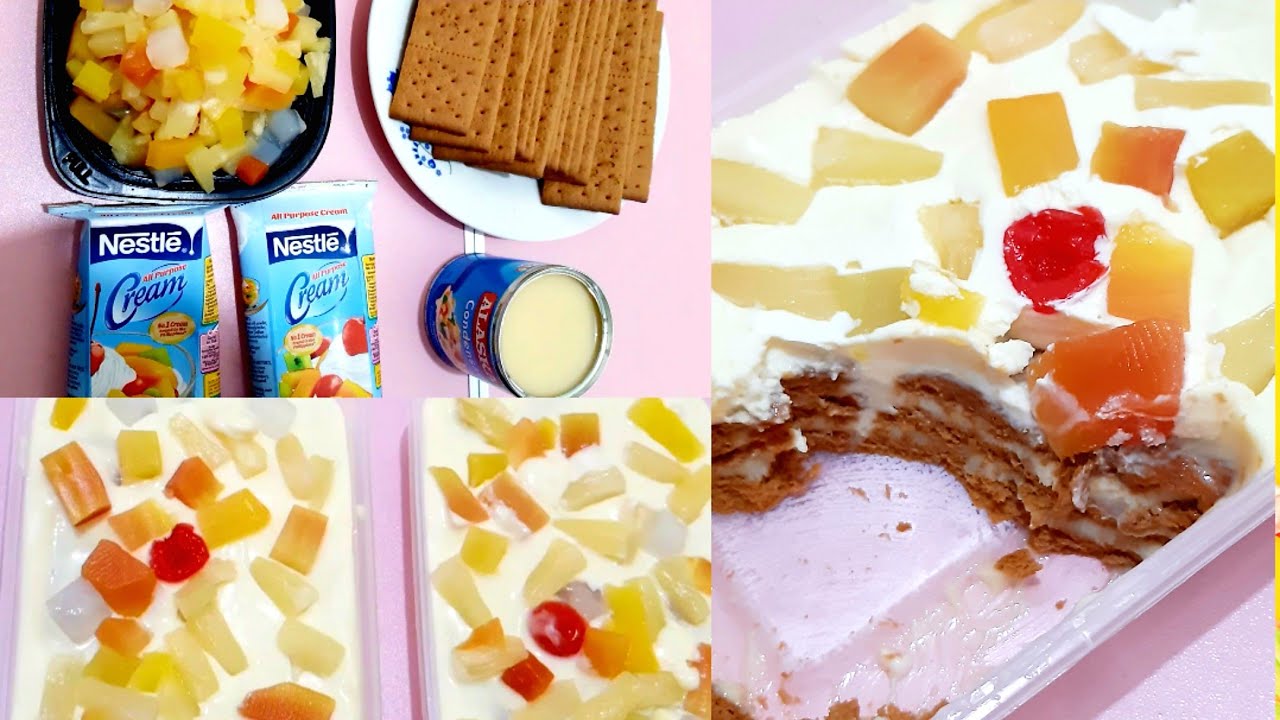 CREMA DE FRUTA GRAHAM FLOAT | EASY AS 1-2-3! | HOMEMADE DESSERT | NEGOSYO IDEA |