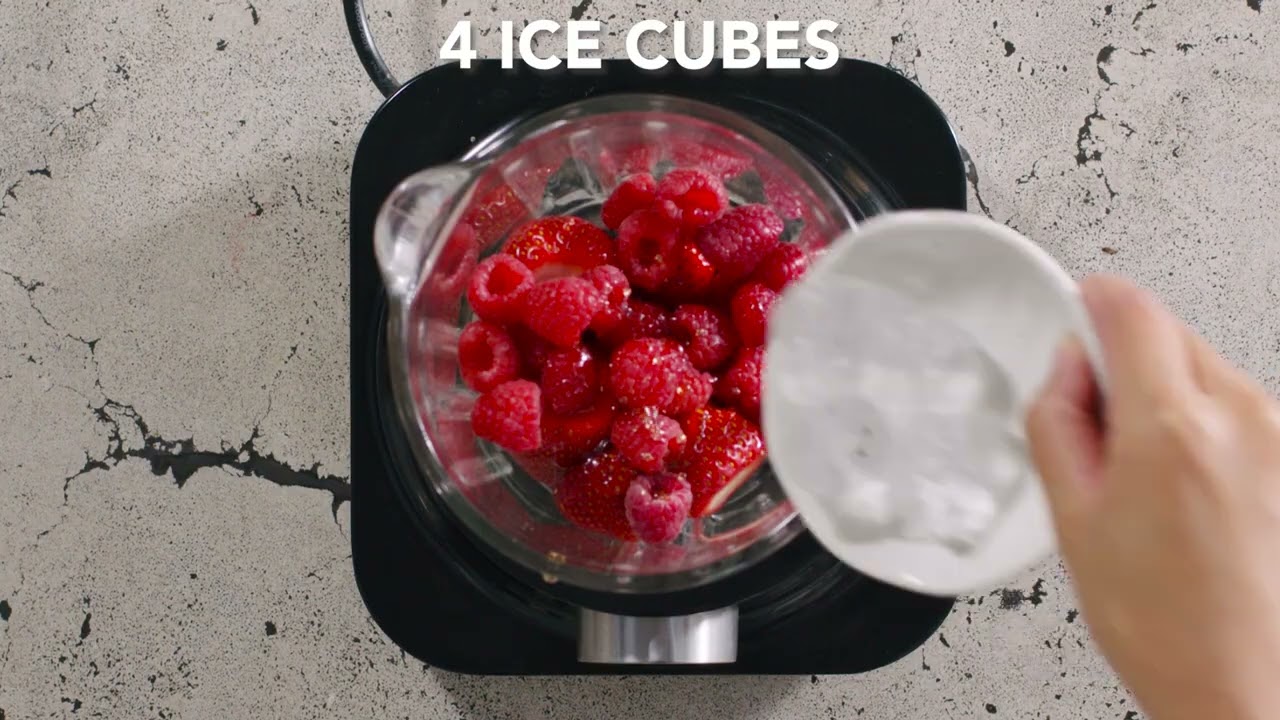 Irish Yogurts Clonakilty Strawberry and Raspberry Smoothie. Natural Yogurt Fruit Smoothie Recipe.