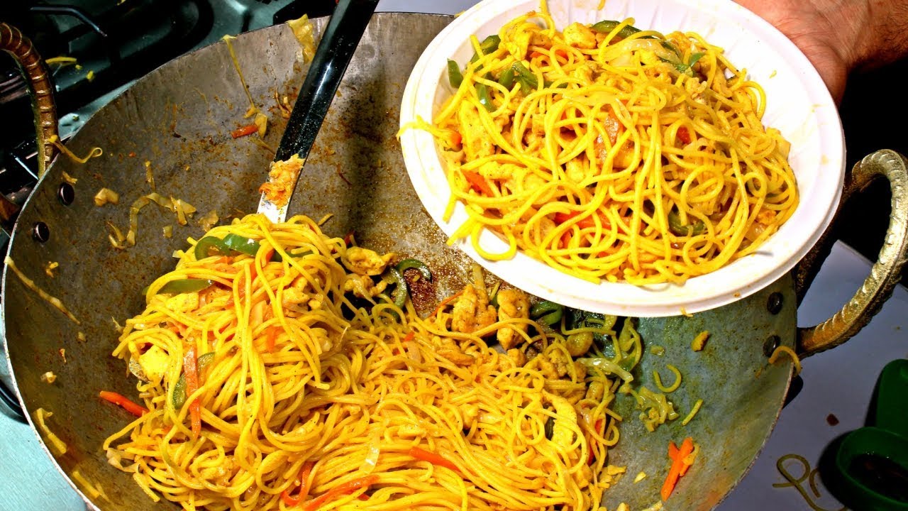 Chicken Chow mein Recipe Street Food Style By Our Chef Ryan – Chicken Noodles Recipe