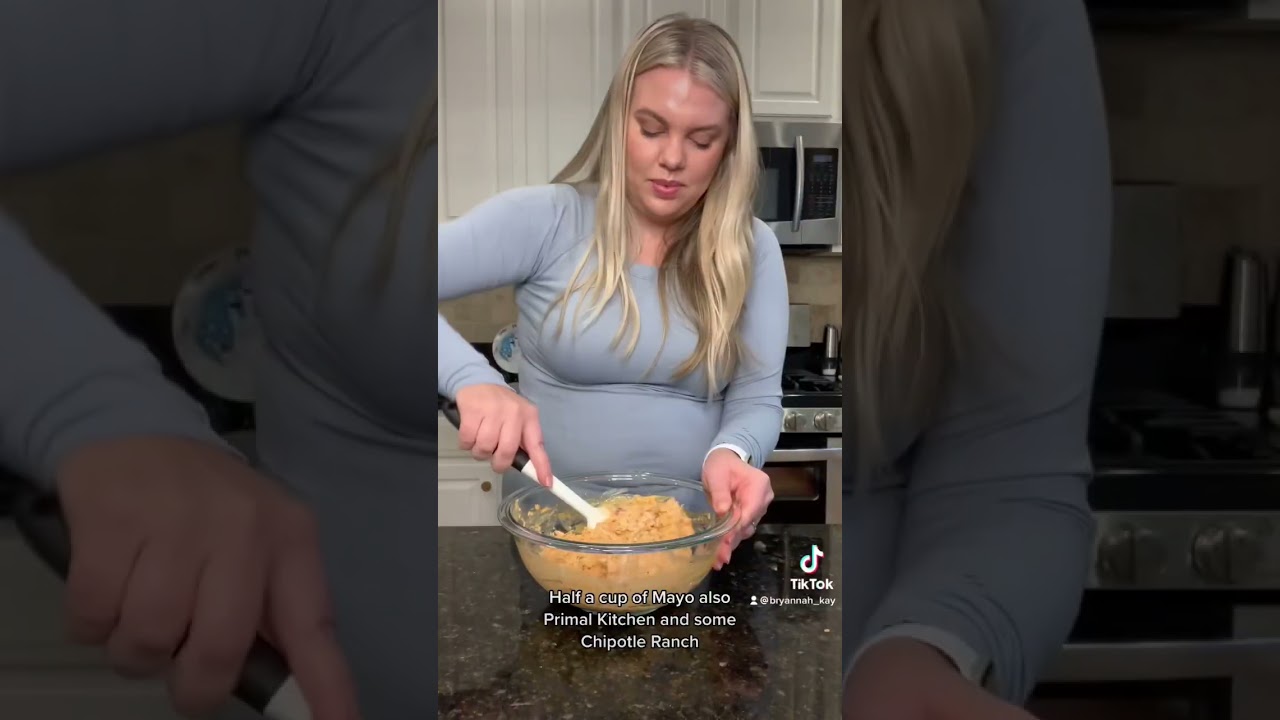 Whole 30 Buffalo Chicken Salad Recipe #shorts #whole30recipes