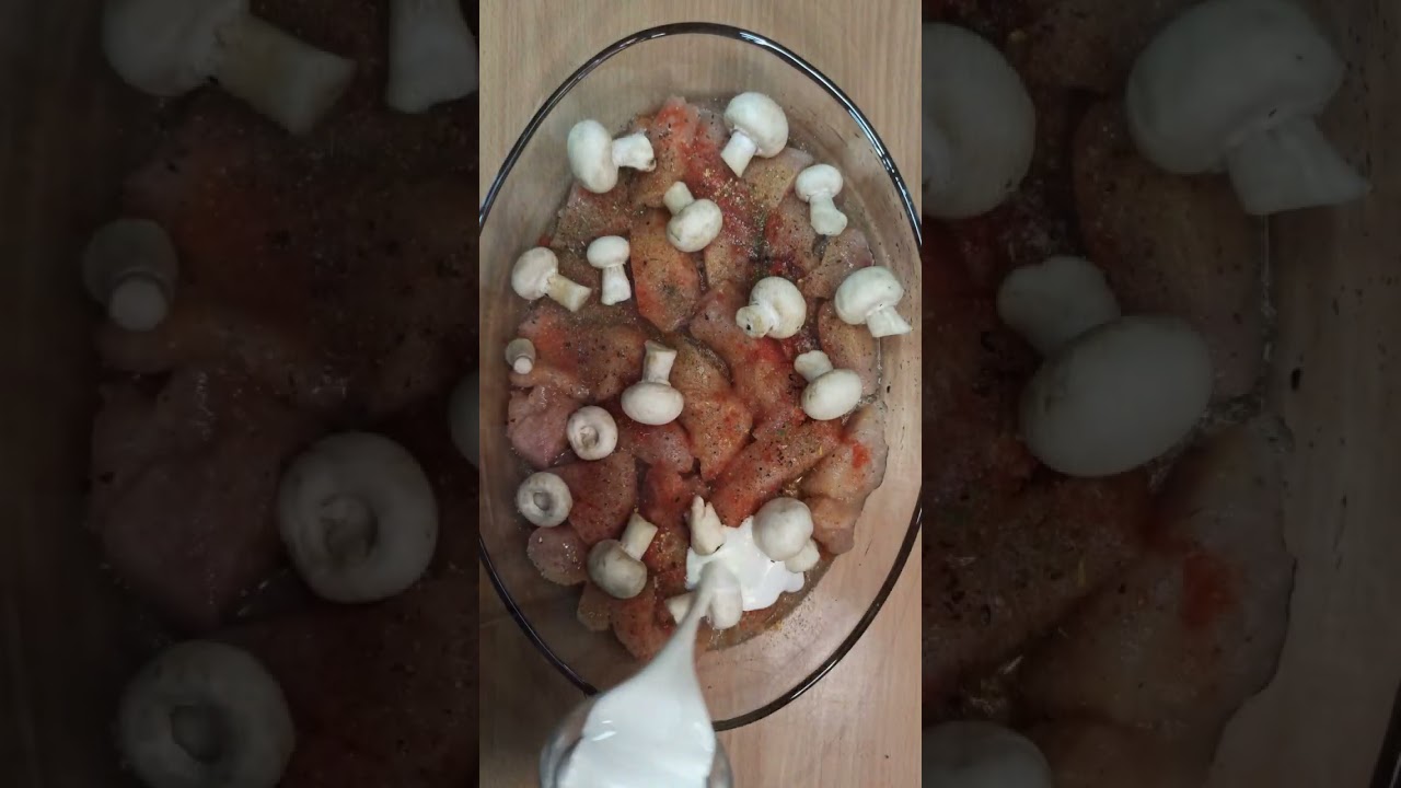 Incredibly tasty and quick chicken fillet recipe in the oven! 10 minutes of work. #shorts