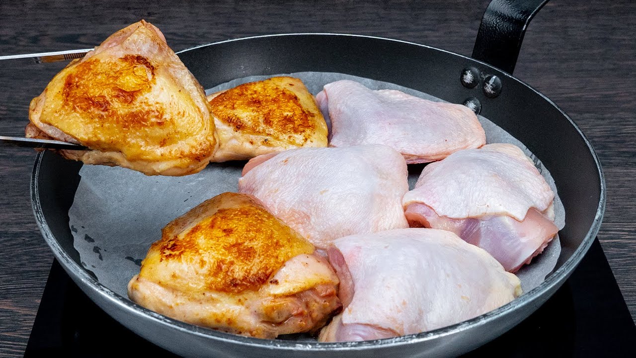 There is no oil drop! How to fry the chicken legs
