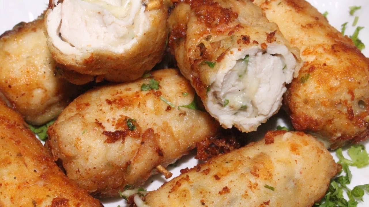 Deliocus Chicken Cheese Roll Recipe – Chicken Bites By Food In 5 Minutes