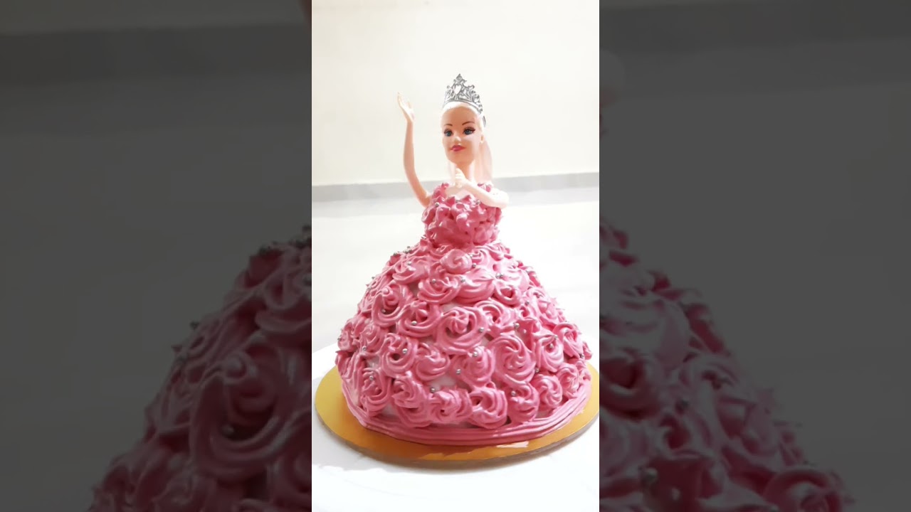 doll cake #viral #shorts #homemade #veg #recipe #bestrecipe #video #dessert #cake #beautiful