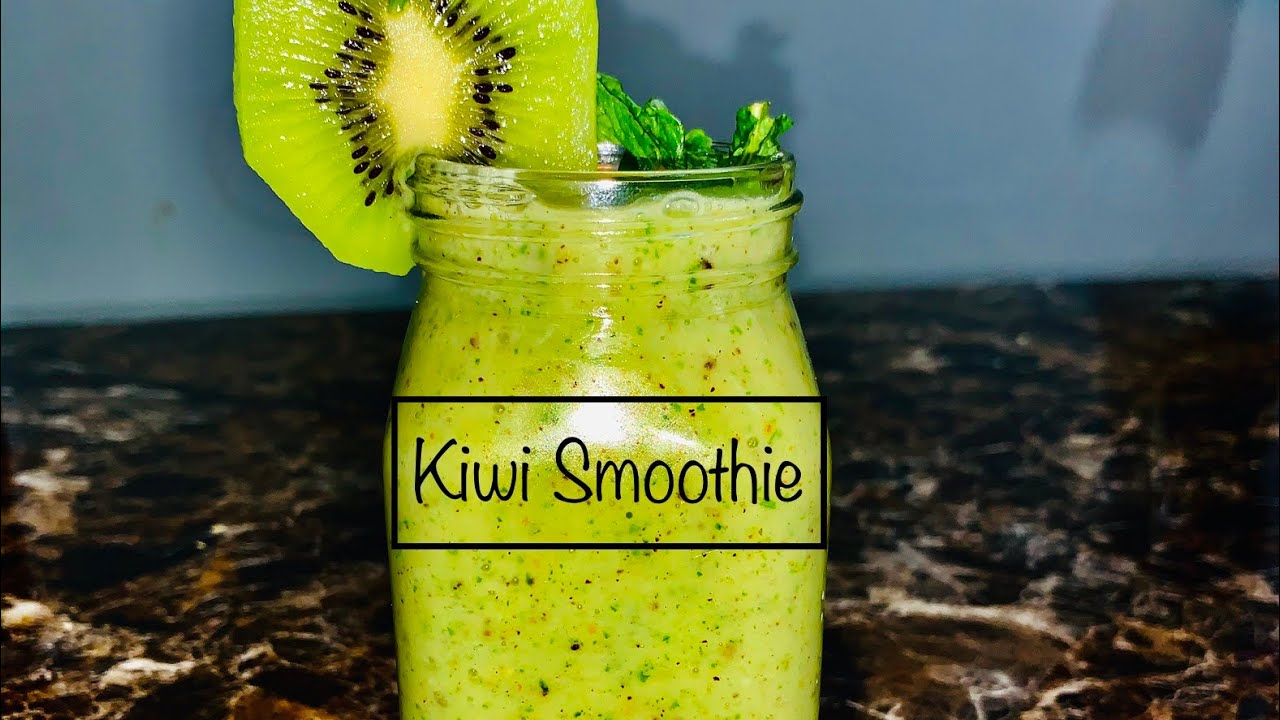 Kiwi & Banana Smoothie | Kiwi Yogurt smoothie recipe | Summer drinks | Healthy breakfast|Easy recipe