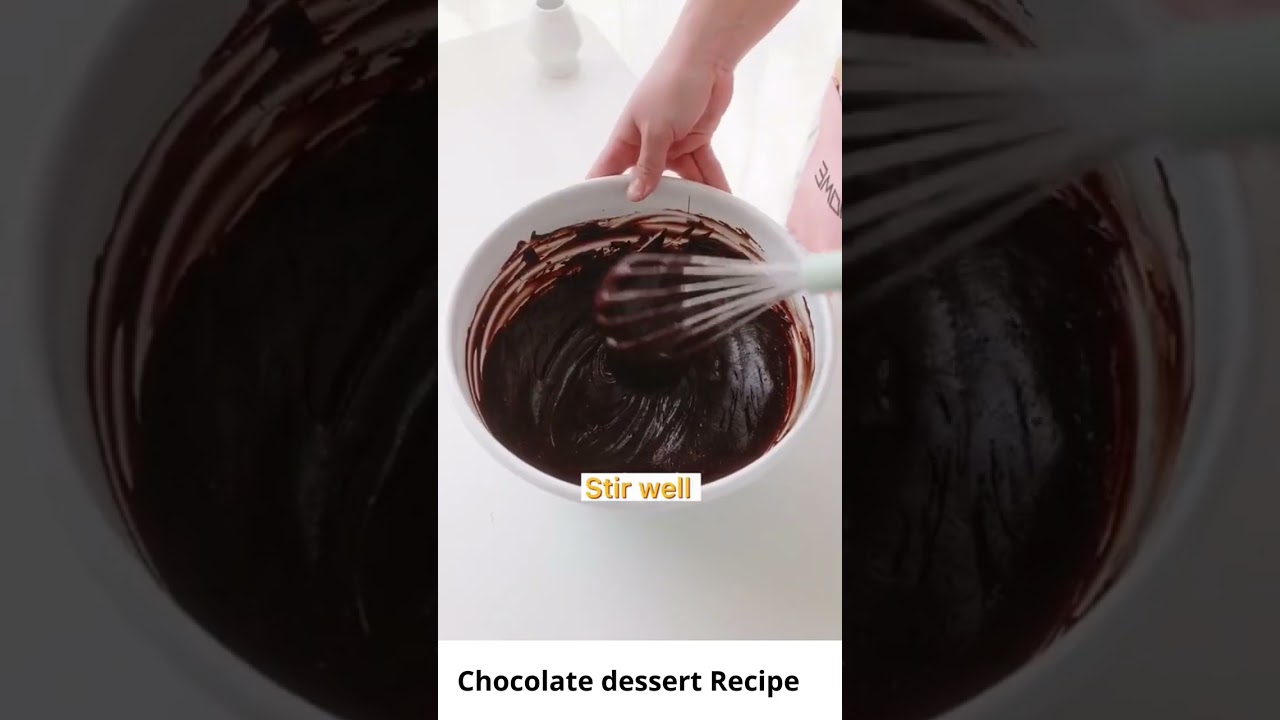 Chocolate Dessert Recipe | Cook Chocolate at Home #shorts