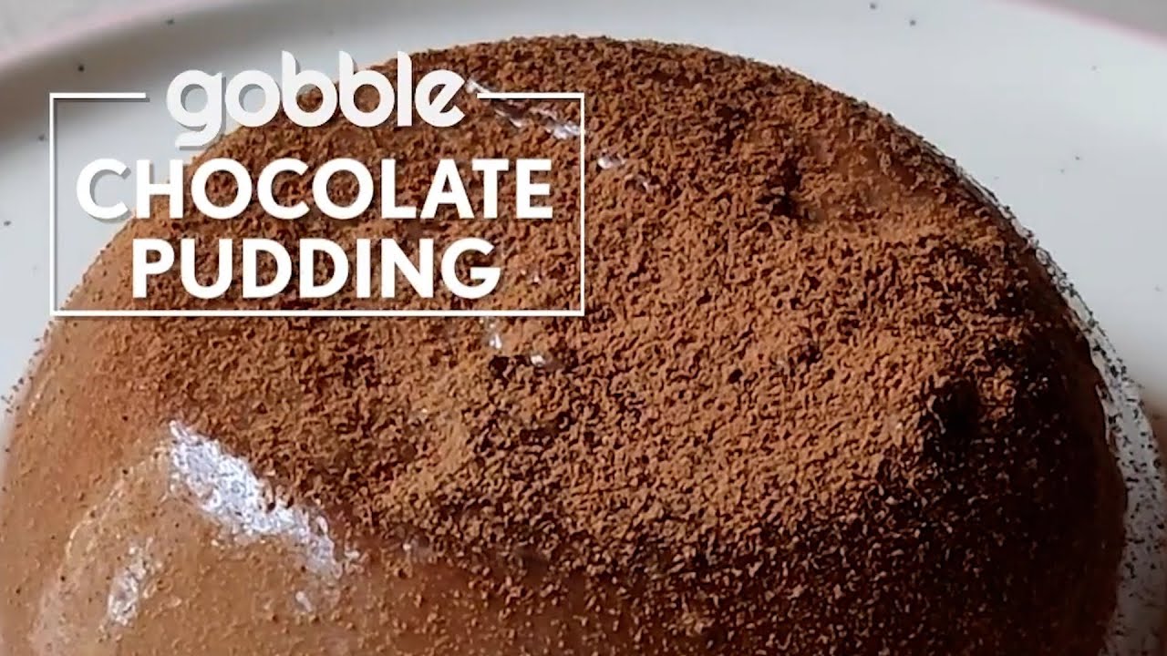 3 Ingredient Jelly Chocolate Pudding | Dessert | Gobble | #Shorts