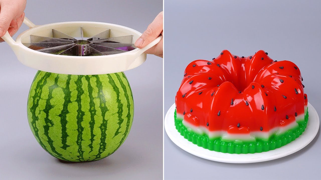 Yummy & Fresh Watermelon Dessert Recipes | Most Amazing Fruit Cake Decorating Tutorials
