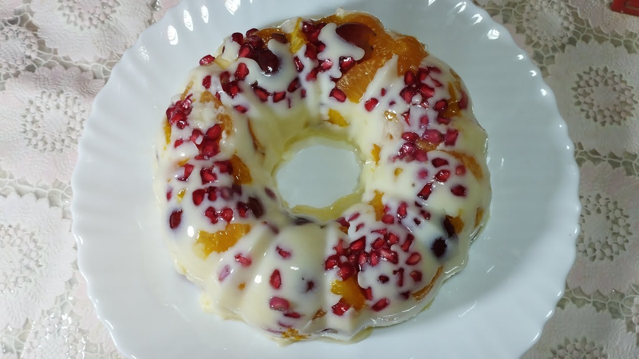 Fruit pudding dessert recipes.