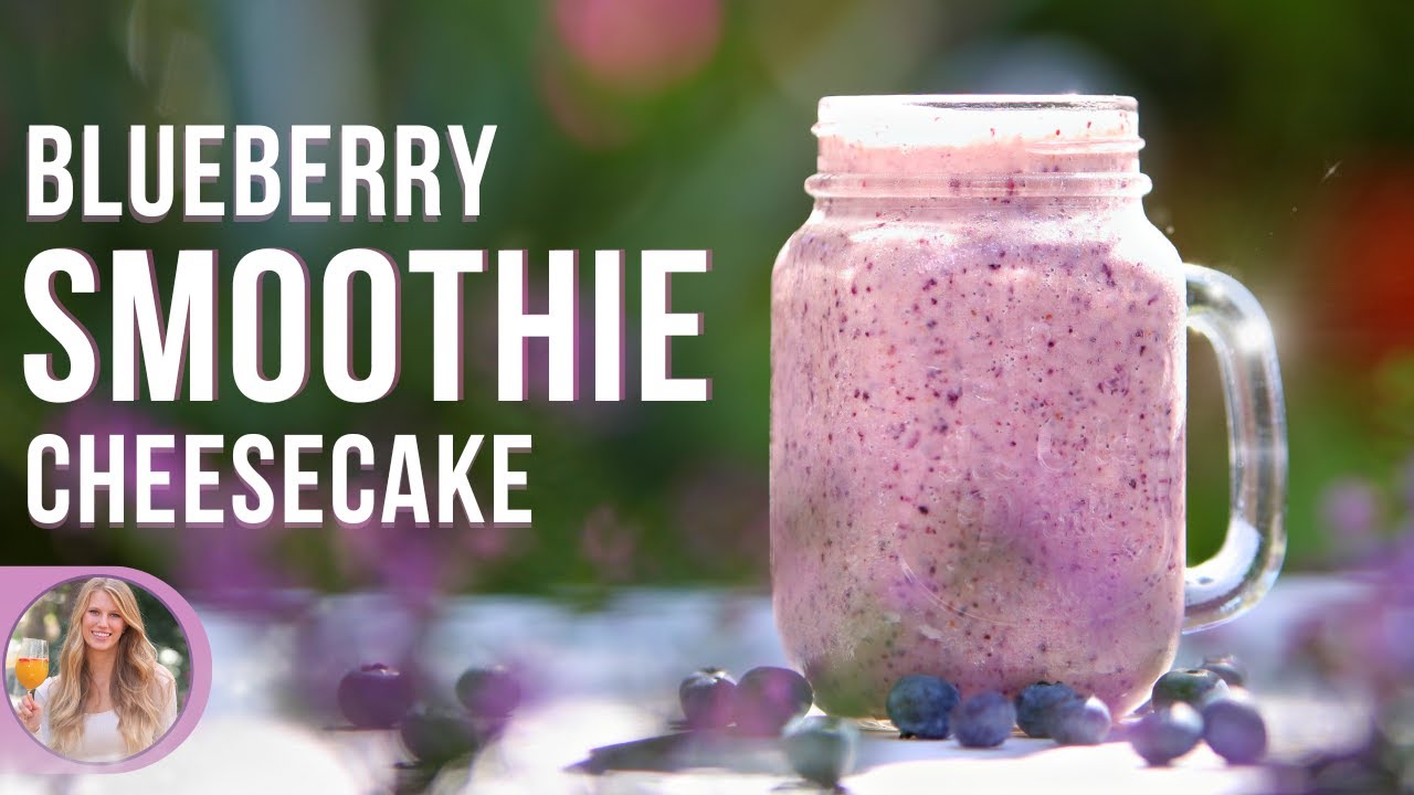Blueberry Smoothie | Tastes like Blueberry Cheesecake | Healthy Breakfast Recipe | How To Make