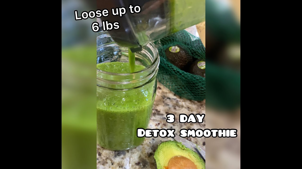 I LOST 6 LBS IN 3 DAYS WITH THIS DETOX SMOOTHIE RECIPE FOR WEIGHT LOSS