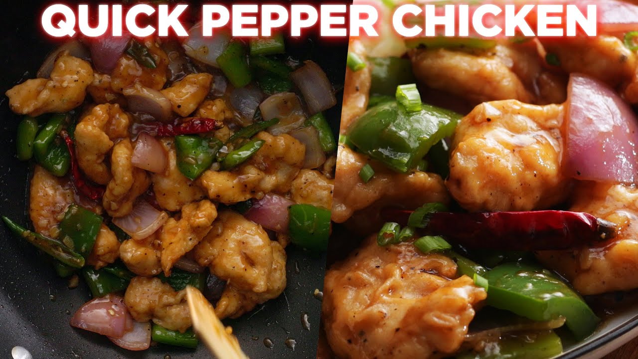 Quick & Delicious Pepper Chicken Recipe!
