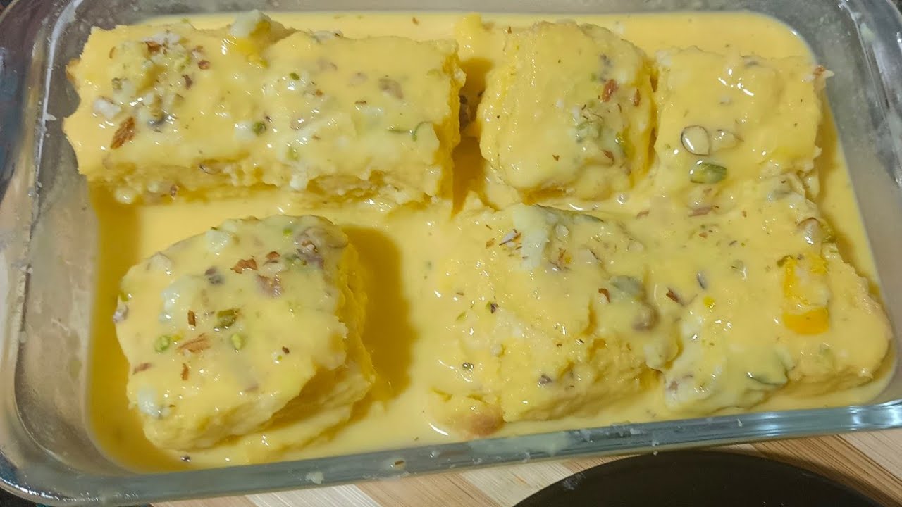 bread dessert recipes /very interesting recipe easy to make/#dessert by@khushnuma hai jaha