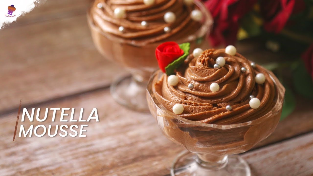 Nutella Mousse | 2 Ingredient Mousse Recipe | Quick and Easy Dessert Recipe