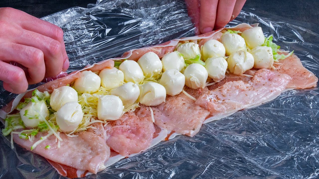 Taste this chicken roulade at least once in your life! It is a mandatory!