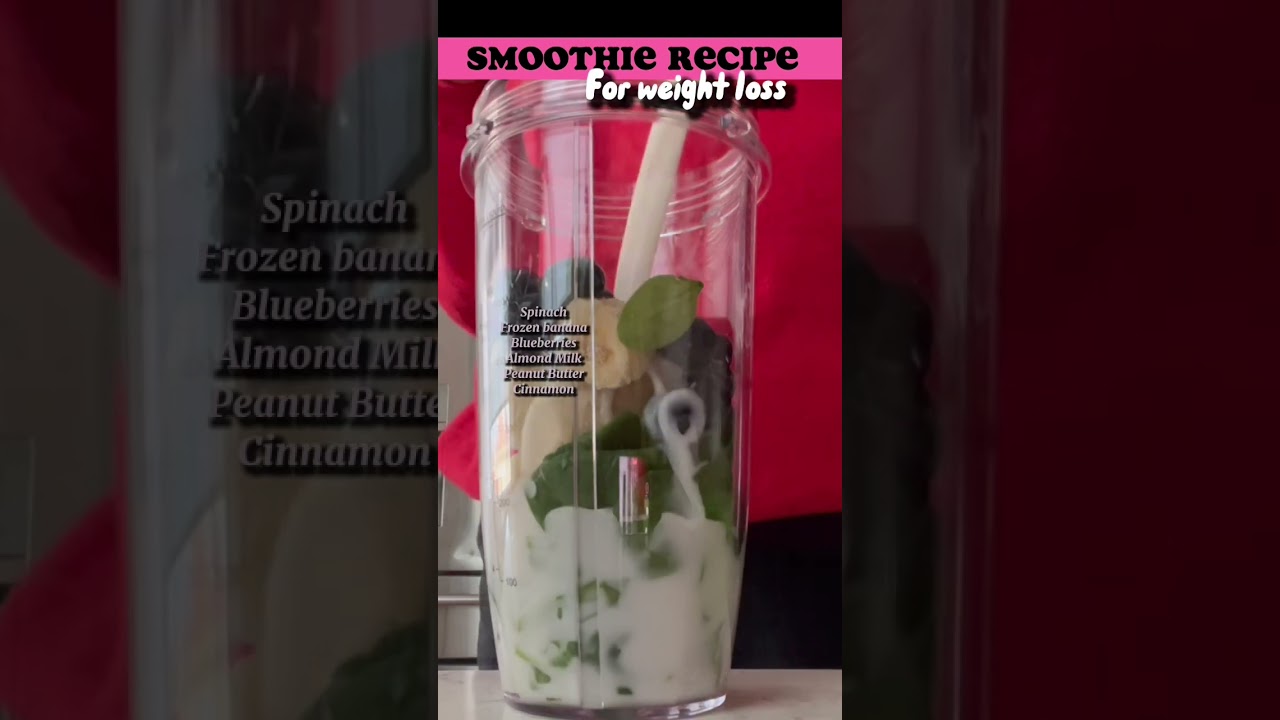 Smoothie recipe for weight loss