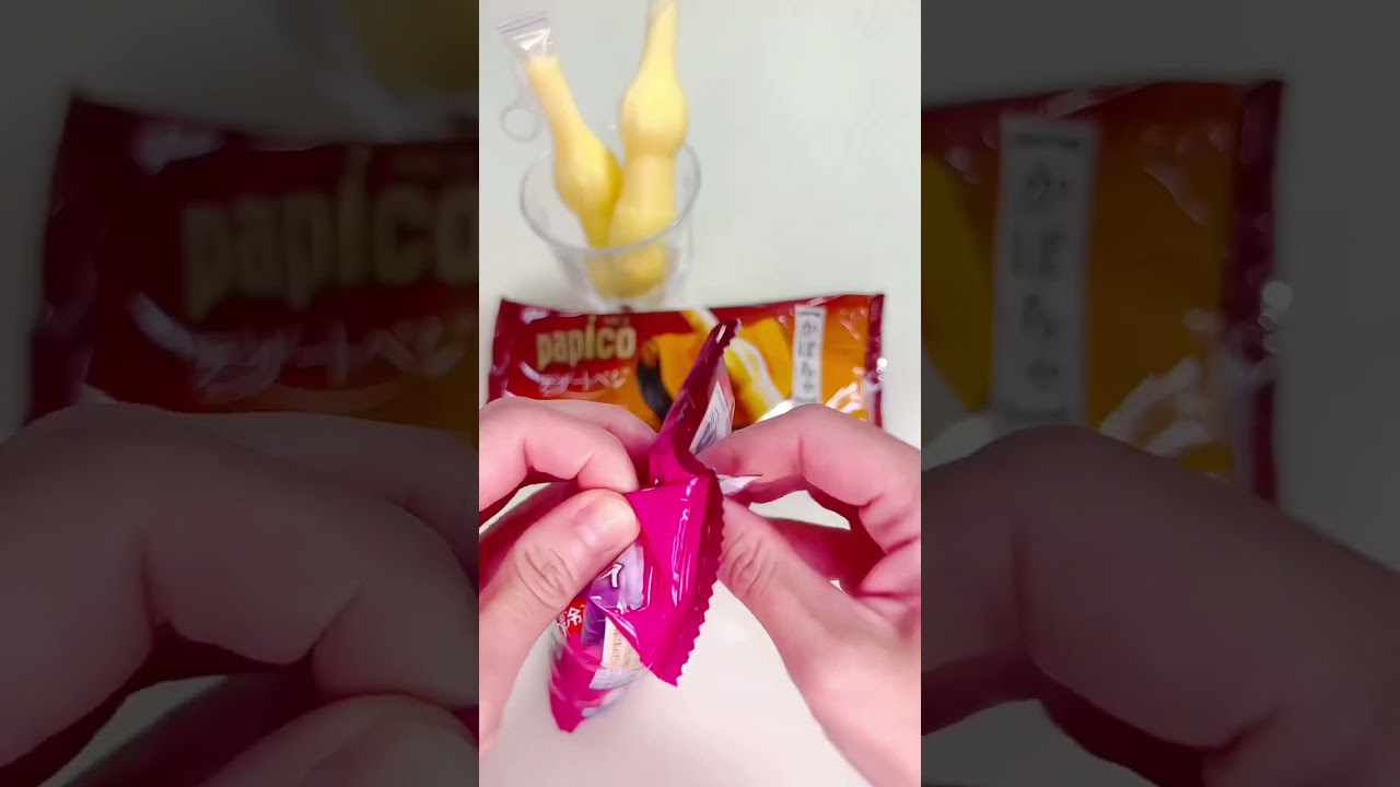 Papico Dessert Veggie(Murasaki Imo/Purple Sweet Potato and Kabocha/Pumpkin) #shorts