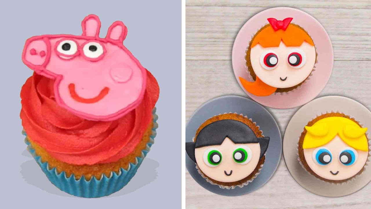 DIY Cupcake Decorating Ideas | TOP YUMMY Cupcake Design | Cartoon Cupcake Recipe