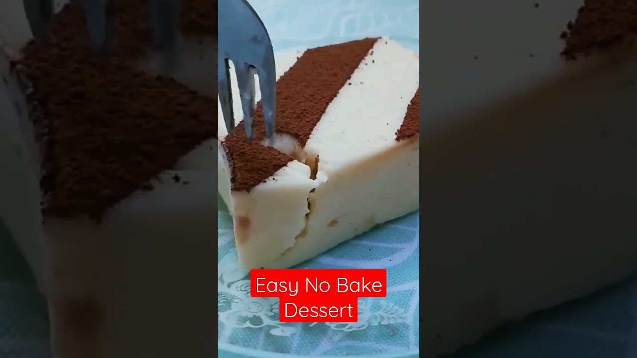 Easy No Bake Dessert #youtubeshorts