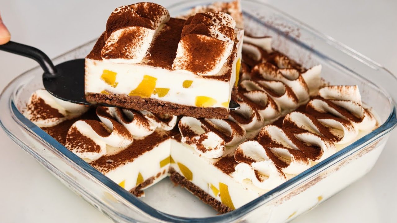 Neues unglaubliches Dessert in 15 Minuten, kein Ofen, keine Kondensmilch, keine Gelatine, kein Mehl!