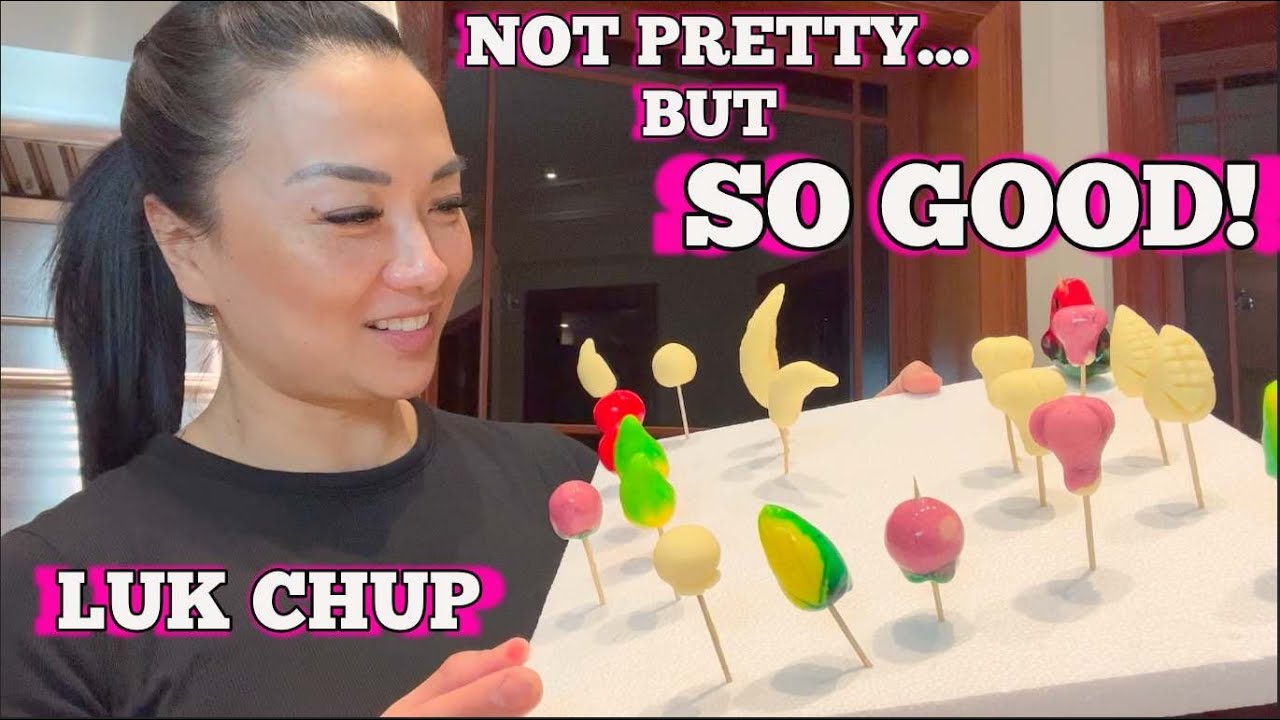 LUK CHUP *RECIPE (FIRST TIME MAKING THAI DESSERT) | SASVlogs