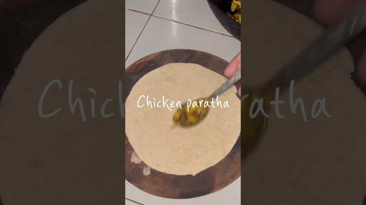 Chicken paratha recipe #shorts #youtubeshorts #chickenparatha #chickenrecipes #shortvideo #foodlover