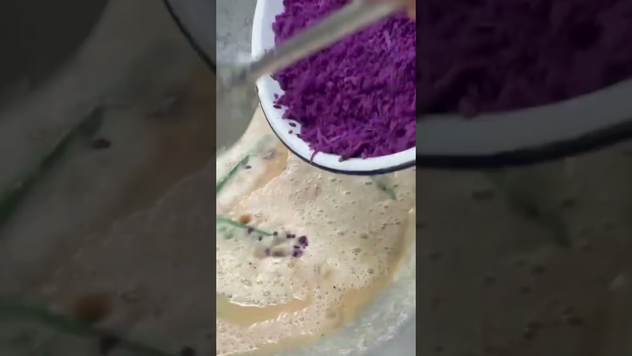 Ube Halaya #dessert #ubehalaya #recipe #sweets #shorts