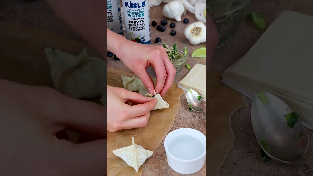 Chicken & Bok Choy Chili Crisp Dumplings  / #chickenrecipes #dumplings #dumplingsrecipe #easydinner