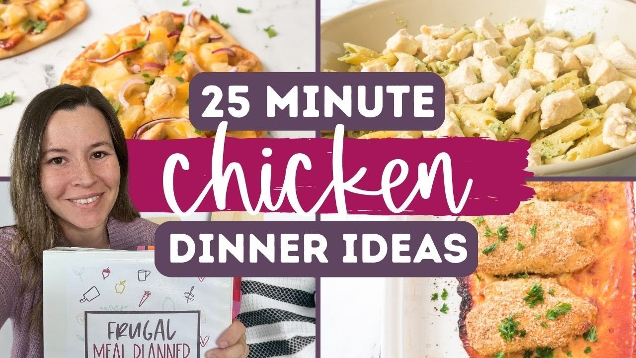 Family Meal Inspiration | Quick Chicken Dinner Recipes | Whats for Dinner | Frugal Meals