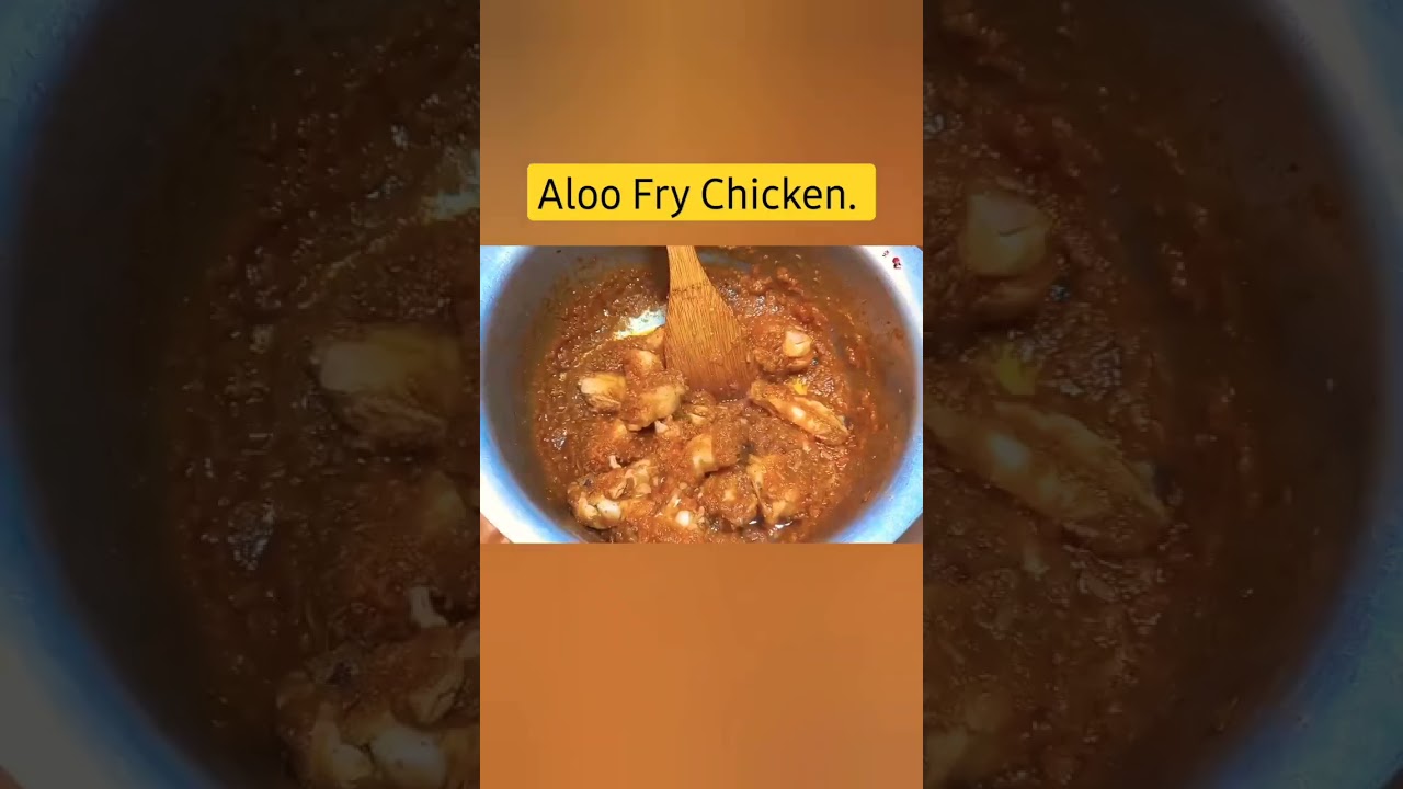 Aloo Chicken Recipe #recipe #reels #food #foodie #chicken #chickenrecipe #curry #khanaaurgharana