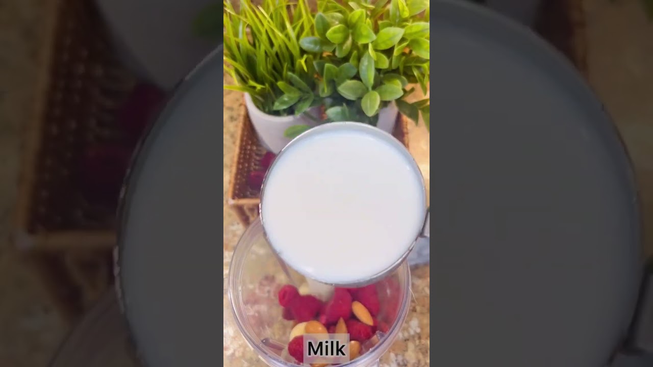 Raspberry smoothie / weight loss smoothie recipe / if you like subscribe to my channel
