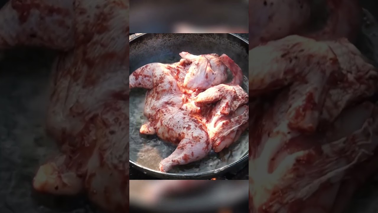 Grandma's Roast Chicken with Potatoes Recipe for Dinner #shorts #cooking #food #mukbang #chicken #4k