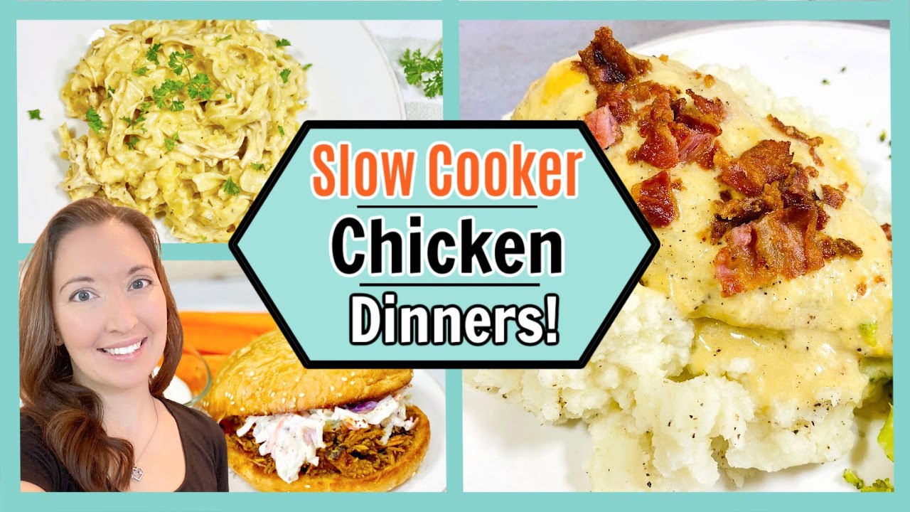 Easy SLOW COOKER Chicken Recipes You Will LOVE | Whats for Dinner?