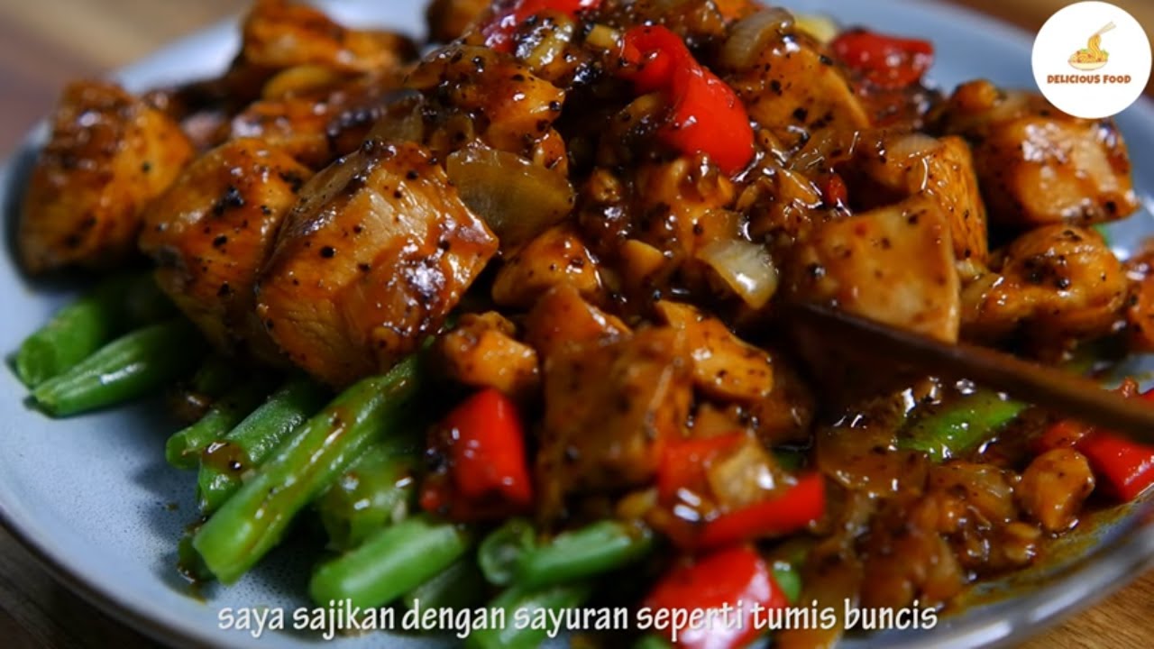 Chicken recipes for dinner :: easy black pepper chicken :: delicious food