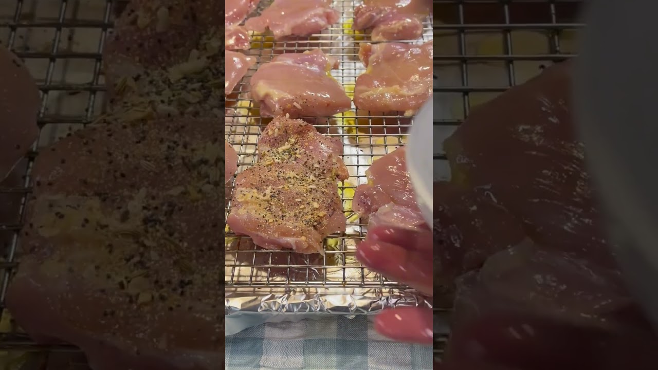 Baked Chicken Thighs with Everything Seasoning Recipe