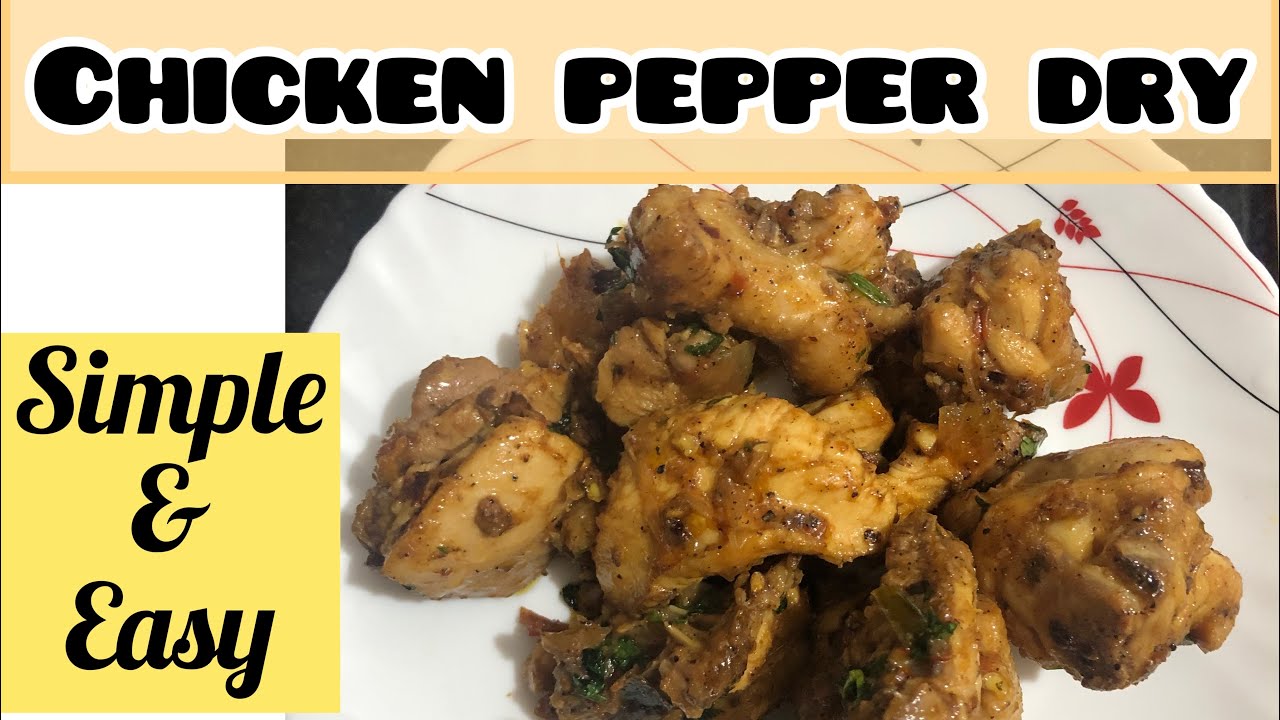 Chicken pepper dry|simple & easy chicken recipes|@fullplatekitchen1 #chickenrecipe