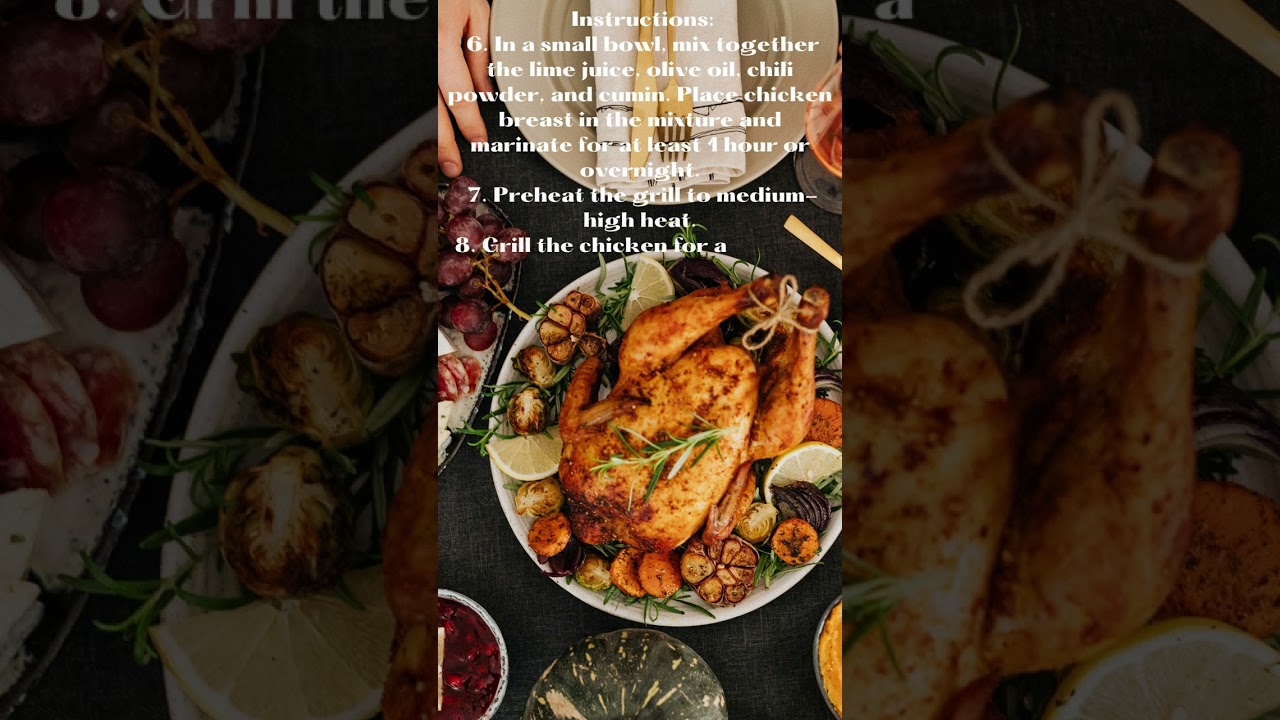 Grilled Lime and Mango Chicken Recipes "2023" #shorts #livegood