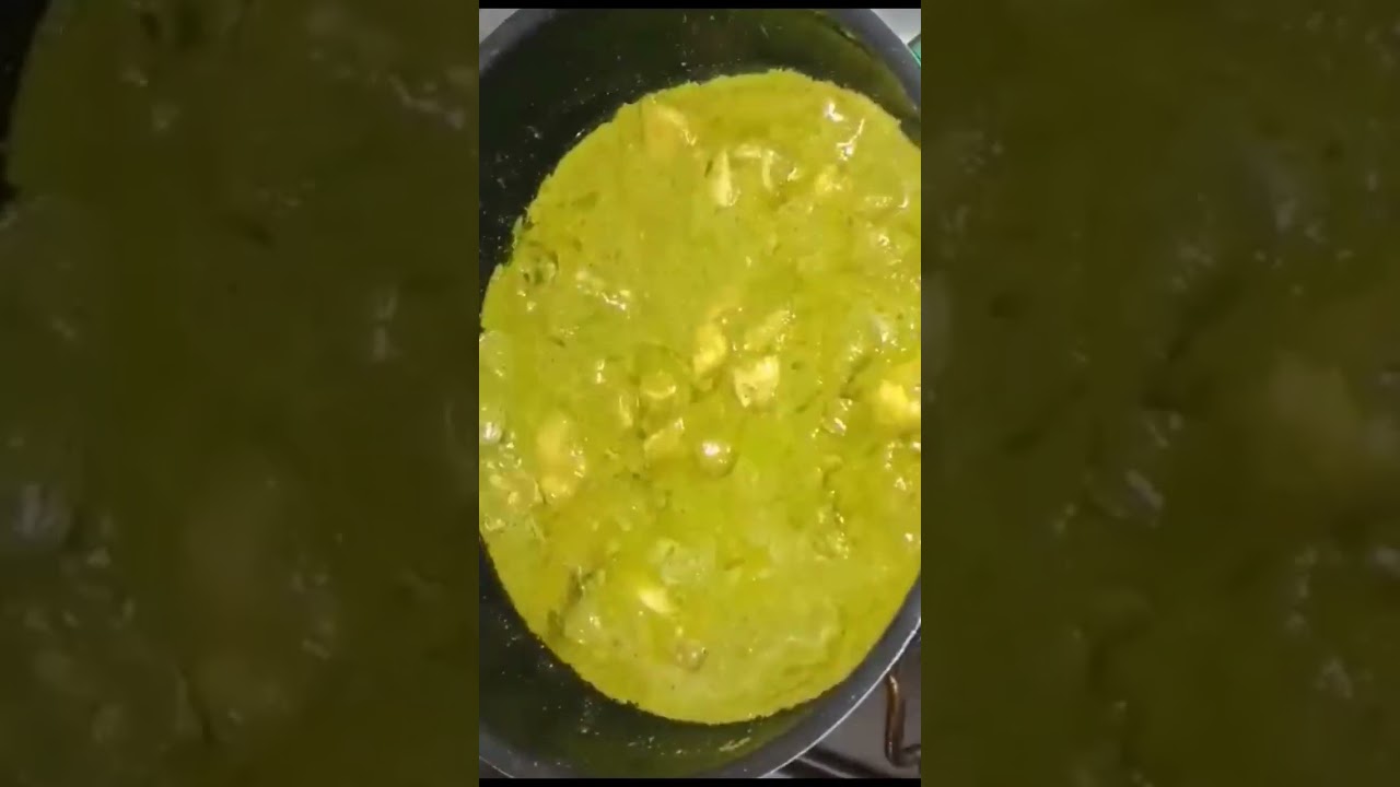 Hariyali Chicken Curry | #shorts #recipes #short #youtubeshorts #youtube