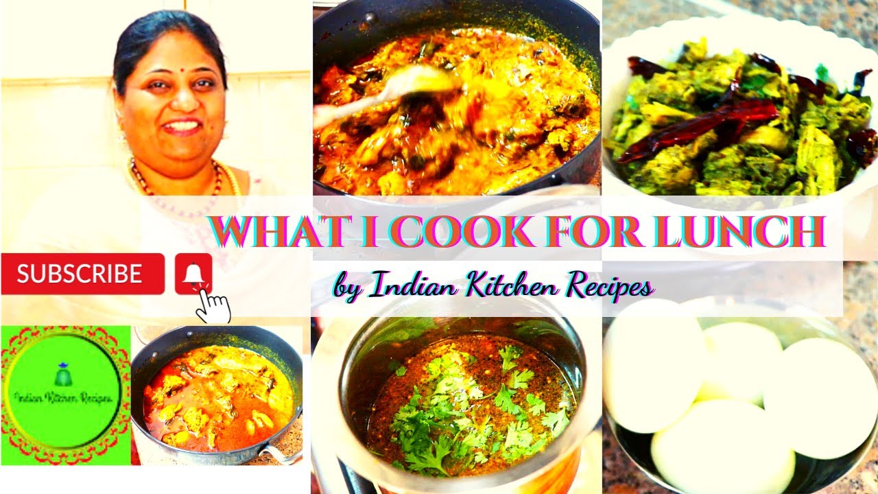 What I Cook for Lunch – by Indian Kitchen Recipes / Special Chicken Gravy / Chicken Podimas / Rasam
