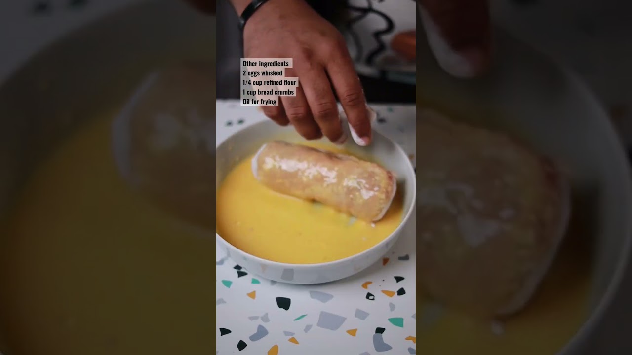 Chicken a la Kiev #chefnehal #recipes #cooking #foodvideos #shorts #food