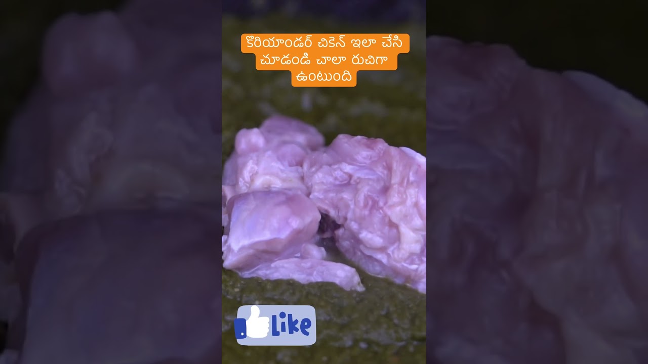 Coriander chicken | chicken recipes | bachelor recipes | easy recipes in Telugu