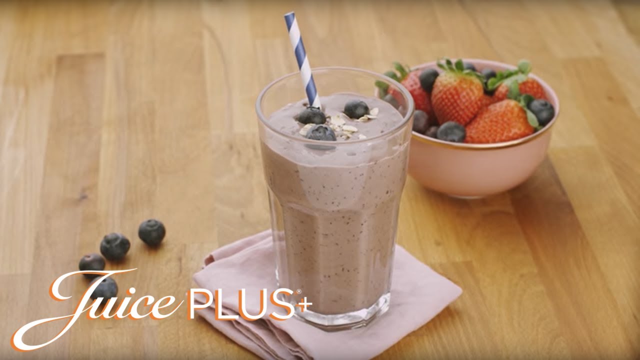 Blueberry Oat Smoothie | Recipe with Complete by Juice Plus+