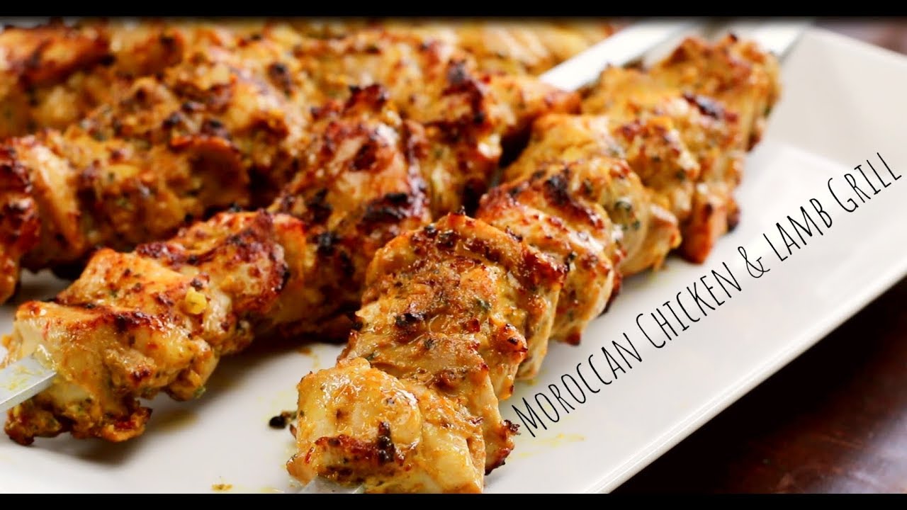 Moroccan Chicken and Lamb Chop Grill Recipe