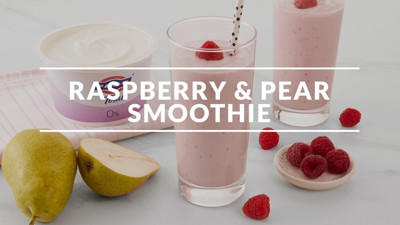 Raspberry & Pear Smoothie Recipe