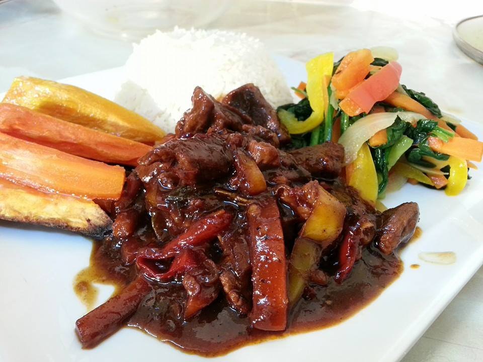 Diced Beef Casserole Served With With Rice | Recipes By Chef Ricardo