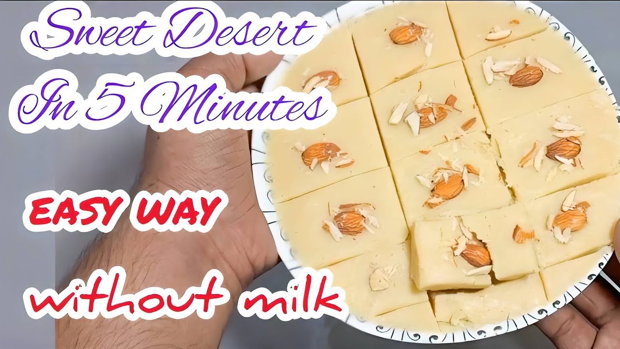 5 Minute Dessert Recipes without milk by(FSR)