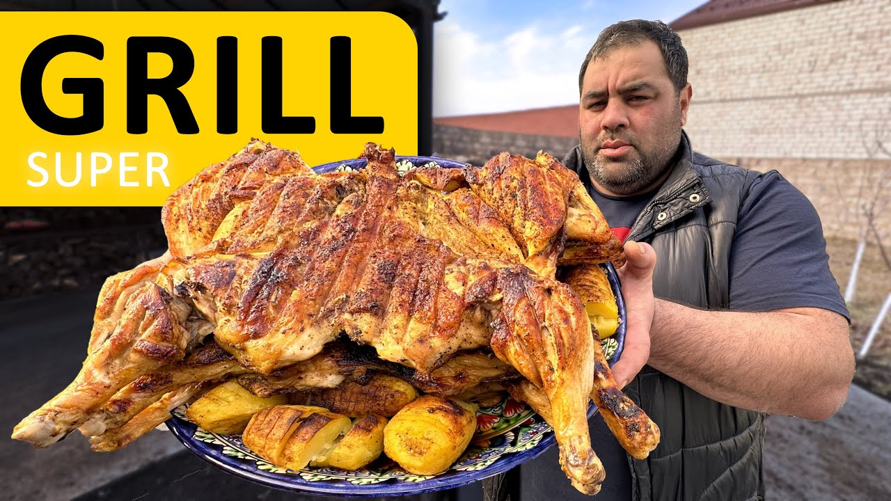 Grilled Chicken! Recipe for juicy and crispy chicken.