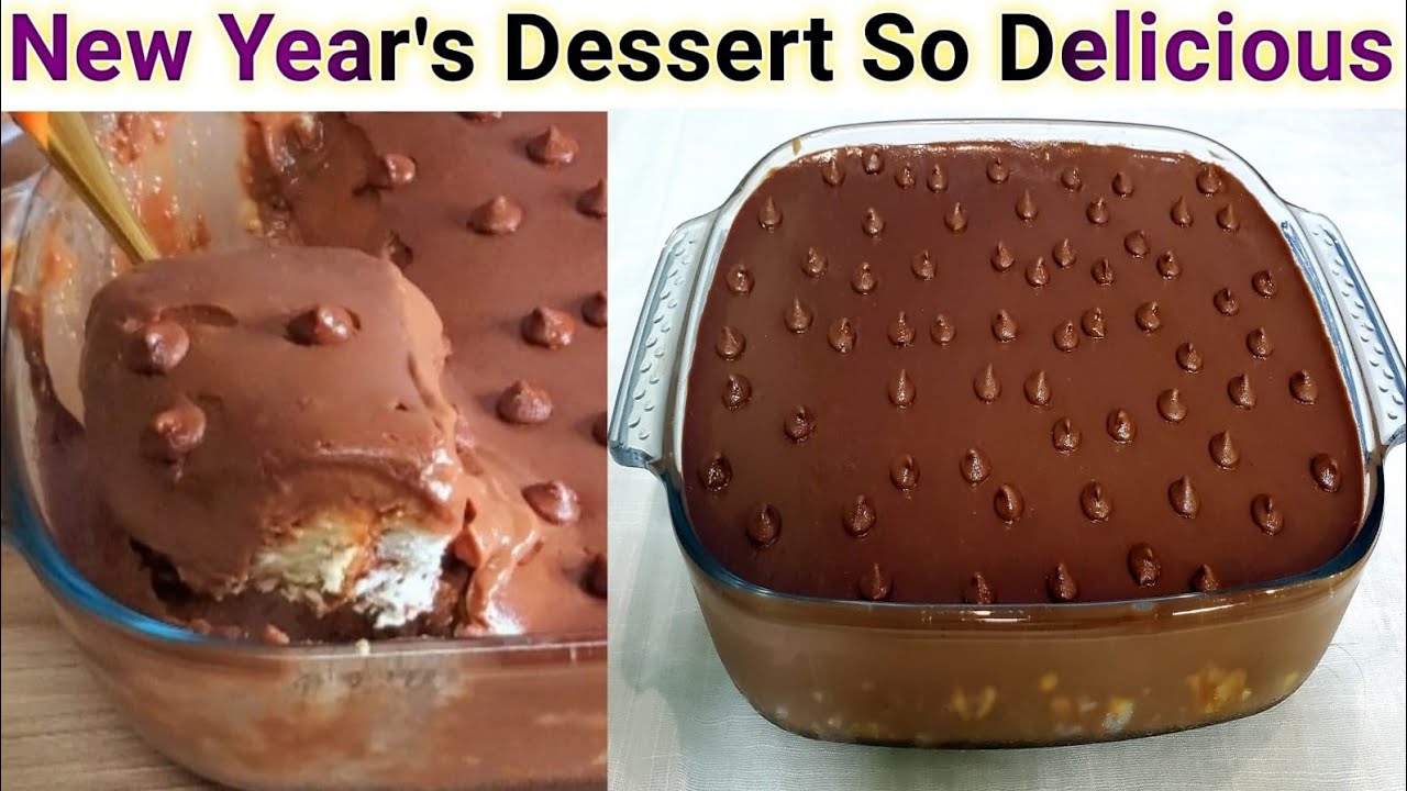 10 Minutes Dessert Recipe For New Year's No Oven No Gelatin | Quick And Easy Chocolate Desserts |
