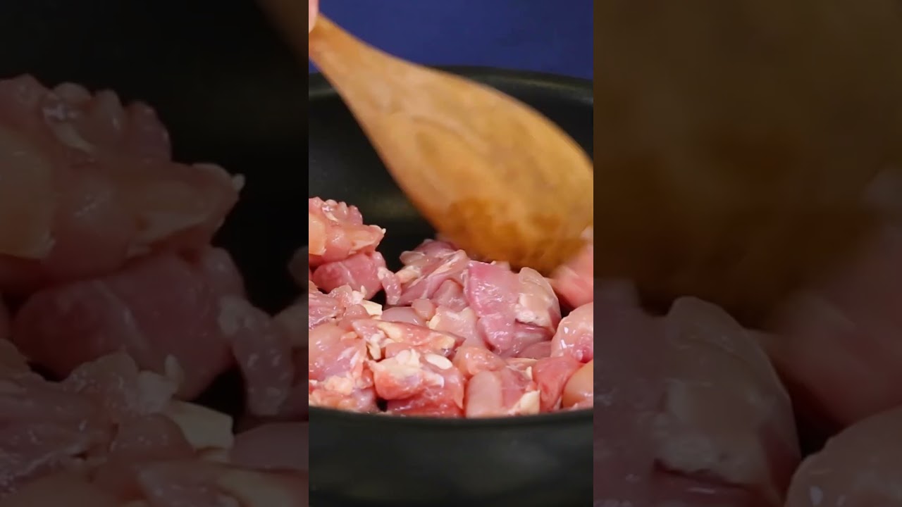 Spicy Peanut Chicken Lunch Bowls! #shorts #recipes